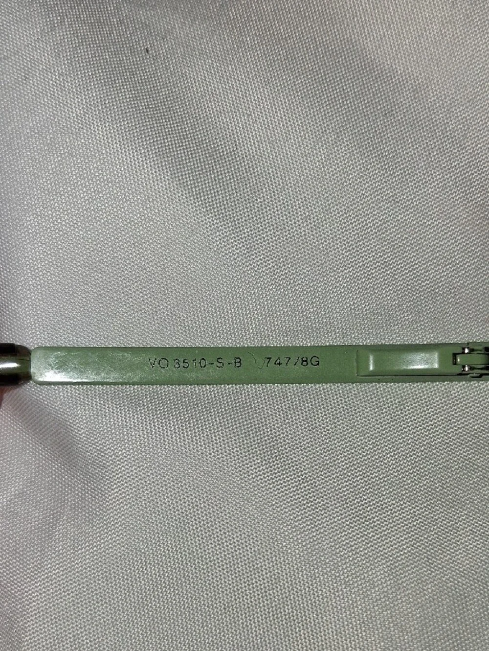 Vogue Oversized Shield Sunglasses with Green Trim and Crystal Studs